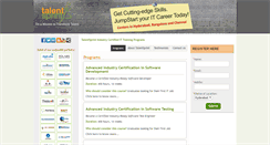 Desktop Screenshot of employability.talentsprint.com